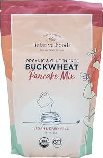 Relative Foods Buckwheat Pancake Mix, 2 lb | Buckwheat pancake mix with a rich, nutty flavor for pancakes, waffles, c...