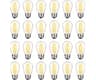 GvvooHome 24 Pack S14 LED Outdoor String Light Bulbs, Warm White, E26 Base | Waterproof, Shatterproof, 1W Replacement...