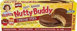Little Debbie Nutty Buddy Creme Pie Big Pack, 16.9 oz Box