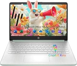 HP Laptop 2026 Student Business, Copilot AI+Office 365, 128GB UFS Intel CPU | Windows 11 Home, Micro-edge Display, Wi...