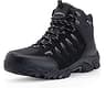SHULOOK Men's Waterproof Hiking Boots Non-Slip Lightweight Mid Top Ankle Boot Breathable Hiker Trekking Shoes