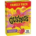 Gushers Fruit Flavored Snacks, Raspberry Lemonade, Strawberry Peach, Orange Cherry, 20 Pouches, Family Pack, 16 oz