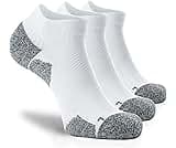CWVLC Unisex Cushioned Compression Athletic Ankle Socks Multipack
