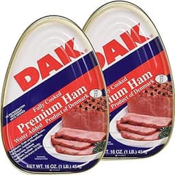 DAK Premium Canned Ham 16oz Fully Cooked, Ready To Eat (2 Pack)