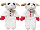 MultiPet Lambchop Standing Plush Dog Toy 13" with Squeaker Size:Pack of 2