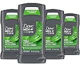 DOVE MEN + CARE Antiperspirant Deodorant Stick for Men 4 Count Extra Fresh with 72-hour Sweat & Odor Protection with ...
