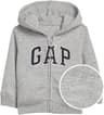 GAP Baby Boys' Playtime Favorites Logo Full Zip Hoodie Hooded Sweatshirt