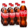 Coca-Cola Soda Soft Drinks, 16.9 fl oz Bottles, 6 Pack - Classic Cola Soft Drink Pack