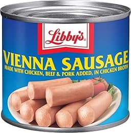 Libby's Vienna Sausage in Chicken Broth, Canned Sausage, 4.6 OZ (Pack of 24)