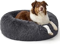 Bedsure SupportMax™ Calming Dog Beds Large Sized Dog - 36in Donut Washable Large Pet Bed,Anti-Slip ＆Removable Cover,4...