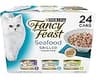 Purina Fancy Feast Grilled Wet Cat Food Seafood Collection in Wet Cat Food Variety Pack - (Pack of 24) 3 oz. Cans