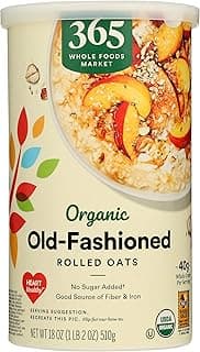 365 by Whole Foods Market, Organic Old Fashioned Rolled Oats, 18 Ounce