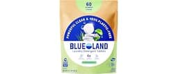 BLUELAND 100% Plastic-Free Laundry Detergent Tablets, 60ct, Fresh Dew | Lifts Tough Stains and Odors, Safe for Sensit...