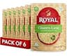 Royal Cilantro Lime Basmati Rice - Ready to Heat Rice - 8.5 oz Microwavable Pouch (Pack of 6)