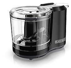 BLACK+DECKER 1.5-Cup Electric Food Chopper, One Touch Pulse, 150W Motor, Stay-Sharp Blade, Dishwasher Safe