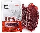 People’s Choice Beef Jerky – Teriyaki Big Slab – Whole Muscle, Thin-Sliced, Tough Texture – 10g Protein per Serving –...
