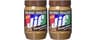 Jif Dark Roast Peanut Butter, Smooth No Stir Texture, Gluten Free, 1 kg (Pack of 2)