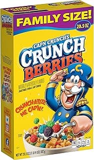 Cap'n Crunch Cereal, Crunch Berries, 20.5oz Box