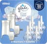 Glade PlugIns Air Freshener Starter Kit, Scented and Essential Oils for Home and Bathroom, Clean Linen, 4.02 Fl Oz, 2...