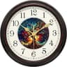 12 Inch Wall Clocks Battery Operated, Bronze Tree of Life Clock