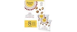 Simple Mills Almond Flour Mini Chocolate Chip Cookie Snack Packs, Healthy Snacks for Kids, Individual Packs, Gluten F...