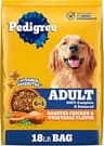 Pedigree Adult Complete Nutrition Dry Dog Food, Chicken & Vegetable, 18 lb