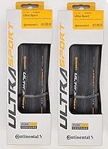 Continental Ultra Sport III - Black/Brown - Road Bike Tire | Versatile Road Tire with Modern Tread Design - E25 Ebike...