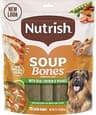 Nutrish Soup Bones Premium Dog Chews with Real Chicken and Veggies, Soft Texture Dog Treats, 11 Chews, Packaging May ...