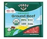 Verde Farms, Ground Beef 85% Lean/15% Fat, Organic, Grass-Fed, 1 lb