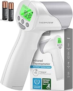 Medical Grade FSA-HSA Eligible Heavy Duty Touchless Infrared Forehead Thermometer, for Adults & Baby Digital Thermome...