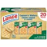 Lance Sandwich Crackers, Captain's Wafers Cream Cheese and Chives, 20 Packs, 6 Sandwiches Each