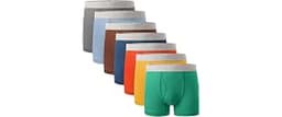 BAMBOO COOL 7 Pack Week Theme Boys' Underwear Ultra Soft Boxer Briefs | Bamboo Viscose,Breathable,Moisture Wicking,Ta...