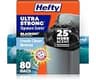 Hefty Ultra Strong Signature Scents 13G Trash Bags, Fresh Clean, 80ct | 13 Gallon Black Kitchen Trash Bags with 25% M...