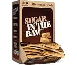Sugar In The Raw, Turbinado Cane Sugar Packets, 200 Ct | Pure, All-Natural Turbinado Sugar, Non-GMO Project Verified,...