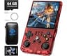 R36MAX Retro Handheld Game Console, 4.0 Inch 720x720 IPS Screen, 64GB Built-in 18,000+ Classic Game, Portable Hand He...