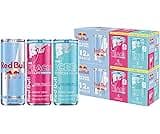 Red Bull Zero Sugar Variety Pack, Zero Energy Drink, Iced Vanilla Berry, & White Peach, 8.4 Fl Oz, 12 Cans (2 Packs o...