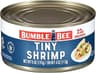 Bumble Bee Tiny Canned Shrimp, 6 oz Can - Shrimp in Water, Cooked, Peeled, Deveined - 22g Protein per Serving - Glute...