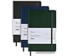 SUIN 3 Pack A5 Hardcover Lined Notebooks, 160 Pages, Black, Blue, Green | Clean Full-Page Rules, Smooth 100 GSM Paper...