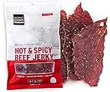 People's Choice Beef Jerky Big Slab - Whole Muscle, Thin-Sliced, 9g Protein - Hot & Spicy, 19.2 oz, 15 Ct