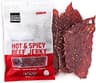 People's Choice Beef Jerky Big Slab - Whole Muscle, Thin-Sliced, 9g Protein - Hot & Spicy, 19.2 oz, 15 Ct