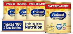 Enfamil NeuroPro Baby Formula, Brain Building Duo DHA & MFGM, Exclusive Immune Supporting HuMO6 Blend, Powder Infant ...