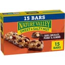 Nature Valley Sweet and Salty Nut Granola Bars, Dark Chocolate Peanut Almond, 15 Bars, 18 oz