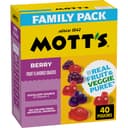 Mott's Berry Fruit Flavored Snacks, Made with Real Fruit Puree, 40 Pack | Gluten-Free, Gelatin-Free, Fat-Free, Made w...