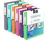 XHSHENG 1 Inch Binders 3 Ring,One Touch Easy Open D-Rings,Letter Size | 1 In Three Ring Binders,with 2 Pockets, Holds...