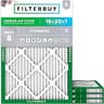 Filterbuy 16x20x1 Air Filter MERV 8 Essential Dust & Allergy Defense (4-Pack), Electrostatic Pleated HVAC AC Furnace ...