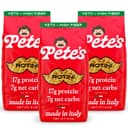 Low Carb, Protein Pasta | Rotini with 17g Protein, 7g Carbs | Healthy, Keto Pasta Made in Italy | 3-Pack, 8oz - Pete’...