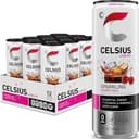 CELSIUS Sparkling Cherry Cola, Sugar Free Energy Drink, 12 Fl Oz (Pack of 12)