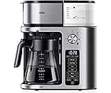 Braun MultiServe Plus 10-Cup Drip Coffee Maker - Hot & Cold Multi-Serve Brewer with Timer and Auto Start, Hot Water D...