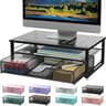 gianotter Computer Monitor Stand Riser, Desk Organizers and Accessories with Drawer, Office Desk Accessories & Worksp...