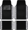 CAR PASS Bling Diamond Car Floor Mats, Shining Rhinestone Carpet Sparkly Glitter Crystal with Anti-Slip PVC Heel Pad ...